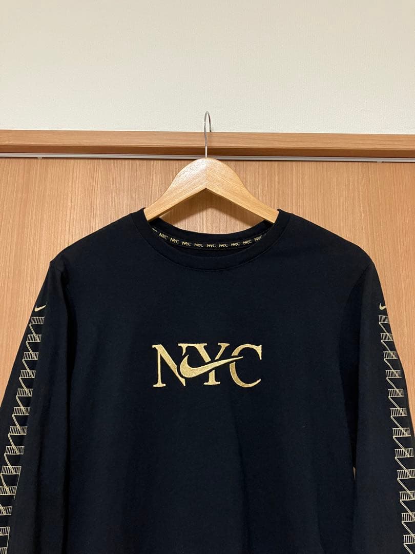 NY限定 希少 NIKE NYC TEE 刺繍 ロンT 長袖 デザイン ナイキ 画像2