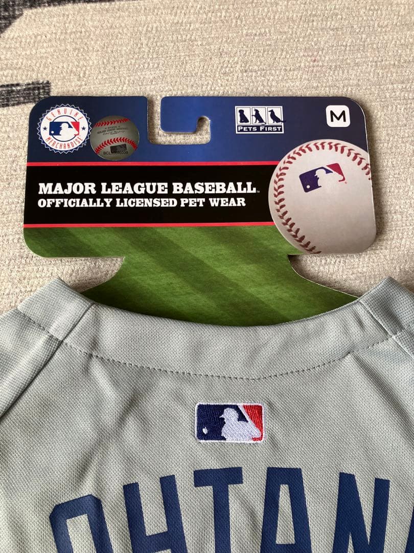 MLB公式 大谷翔平 ドジャース ペット用ユニフォーム Mサイズ 犬服 画像3