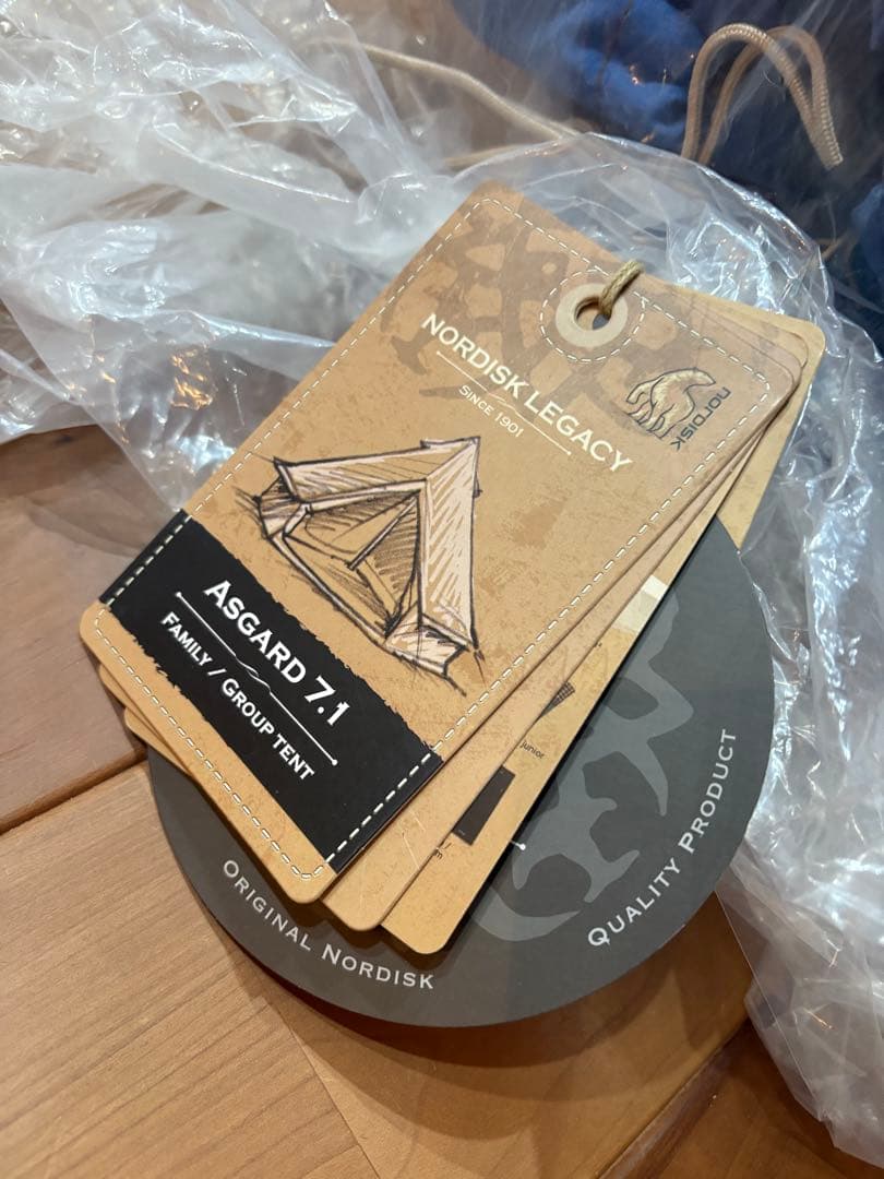 ノルディスク 新品未使用 Asgard 7.1 Denim Tent 画像4