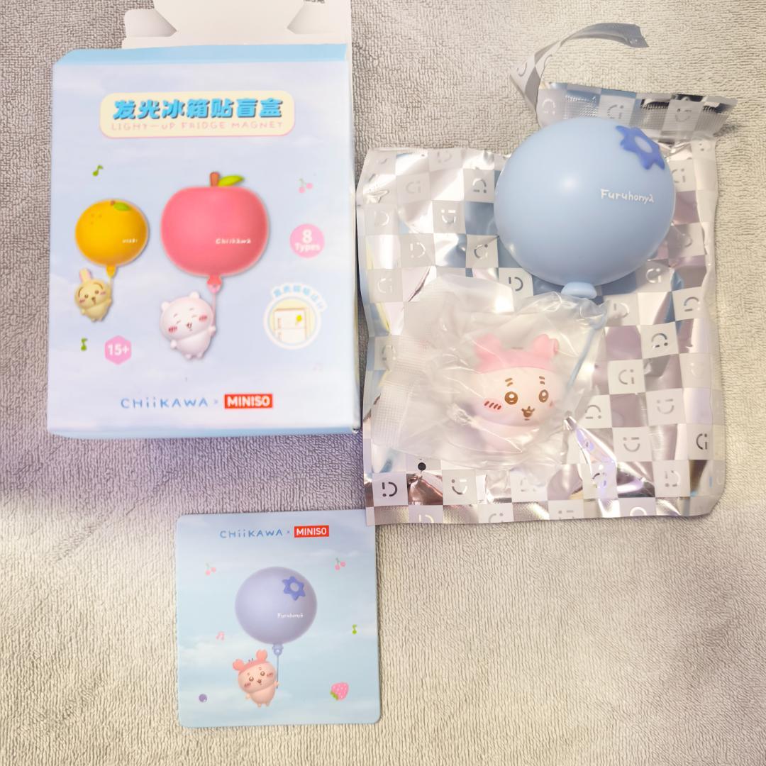 MINISO 日本未発売 ちいかわ 古本屋 マグネット ランプ 中国限定 カニ 画像4