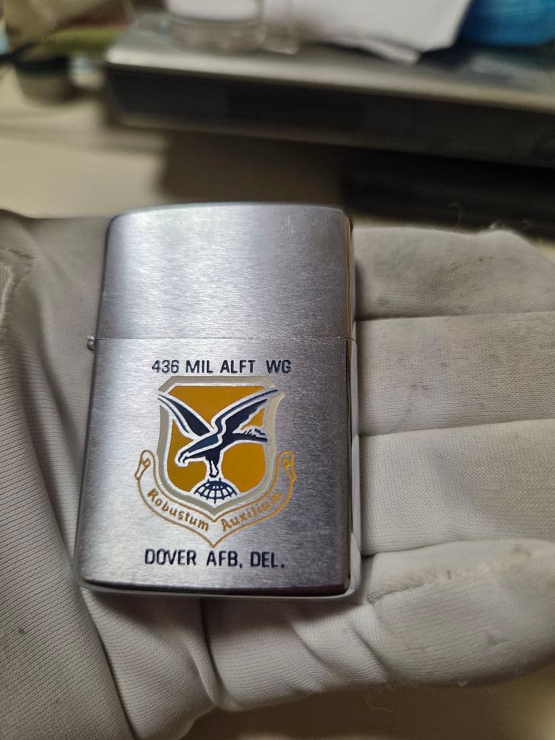 ZIPPO ライター MILITARY AIRLIFT COMMAND 火花確認