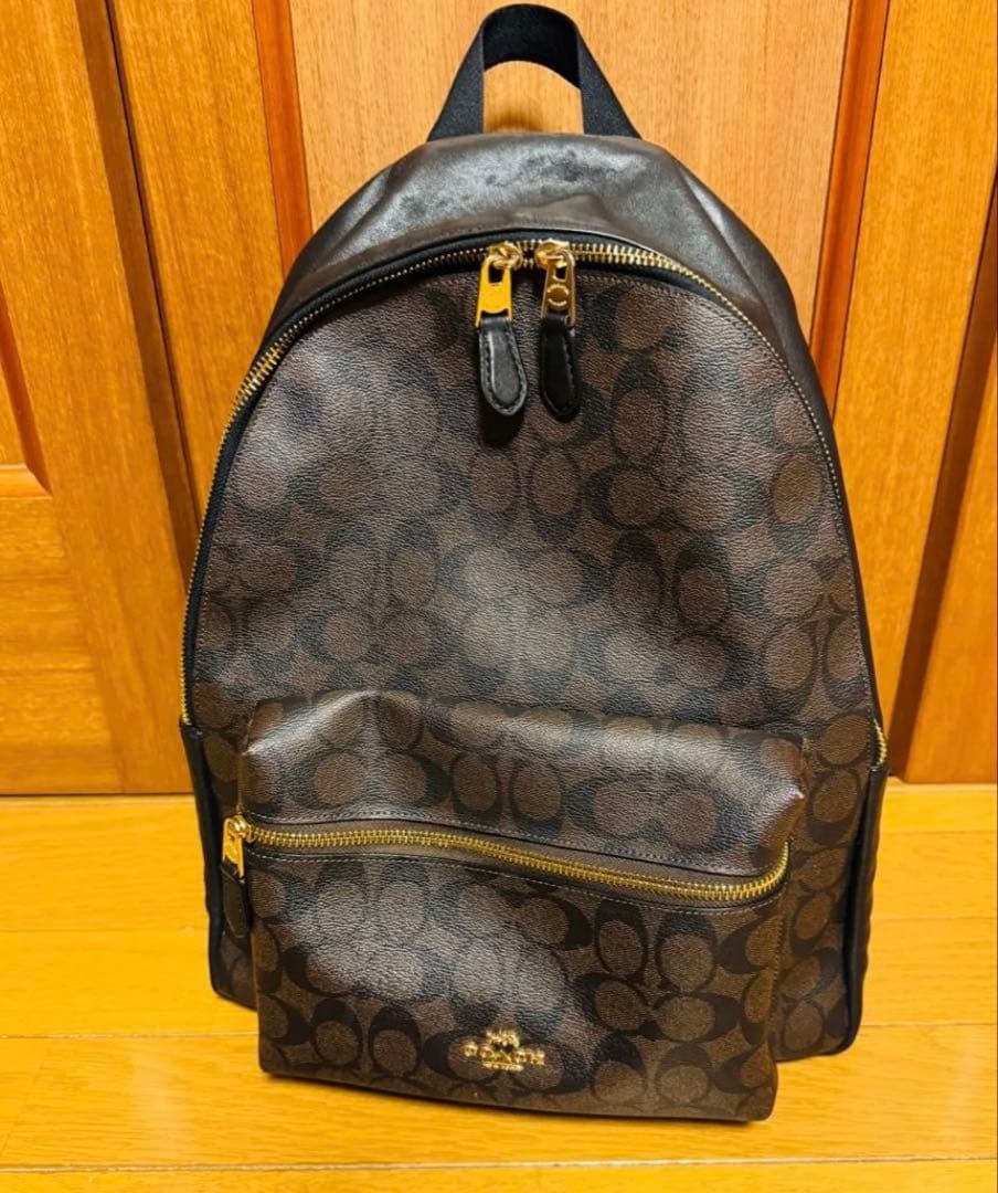 COACH シグネチャー バックパック ブラウン