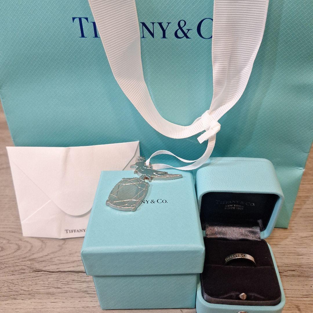 美品 着用回数少なめ Tiffany & Co. バンドリング プラチナ 10号 画像2