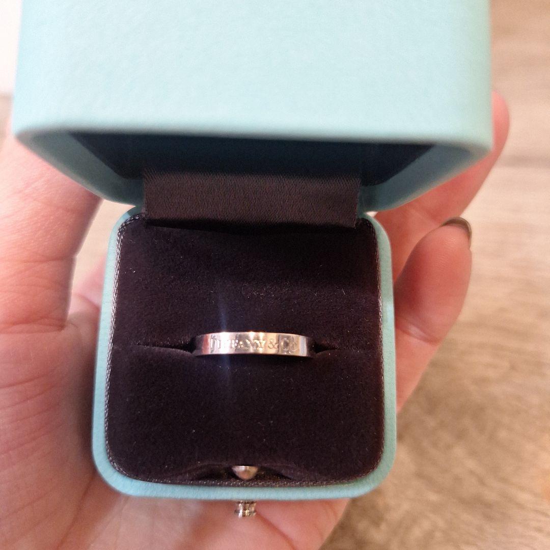 美品 着用回数少なめ Tiffany & Co. バンドリング プラチナ 10号 画像3