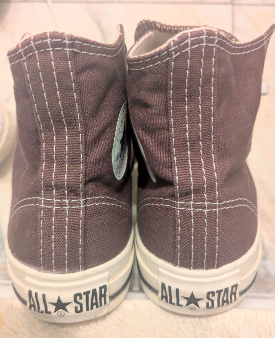 CONVERSE ALL STAR ハイカット ダークブラウン 画像2