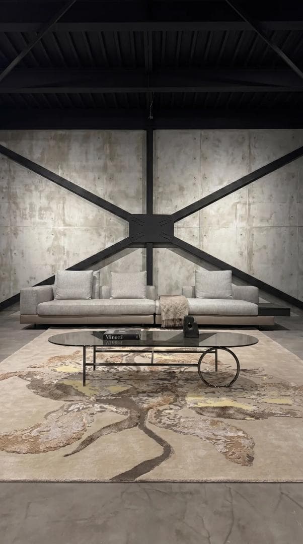 Minotti WHITE SADDLE-HIDE 3点セット 画像2