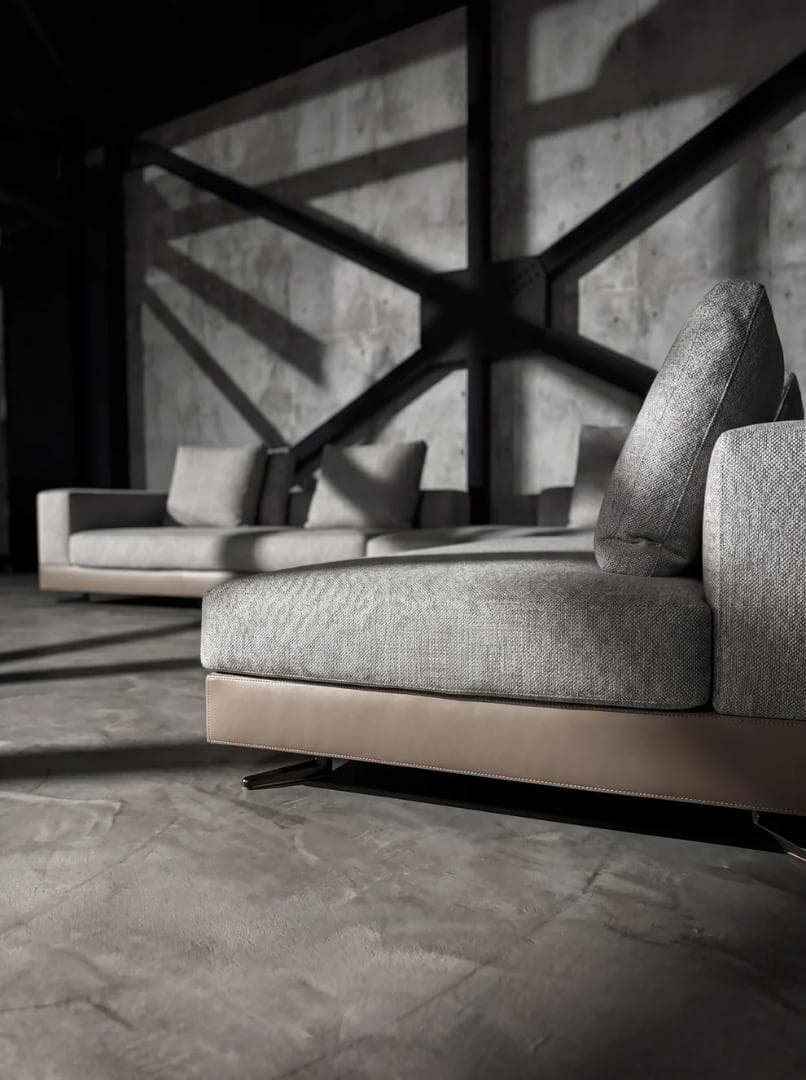 Minotti WHITE SADDLE-HIDE 3点セット 画像3