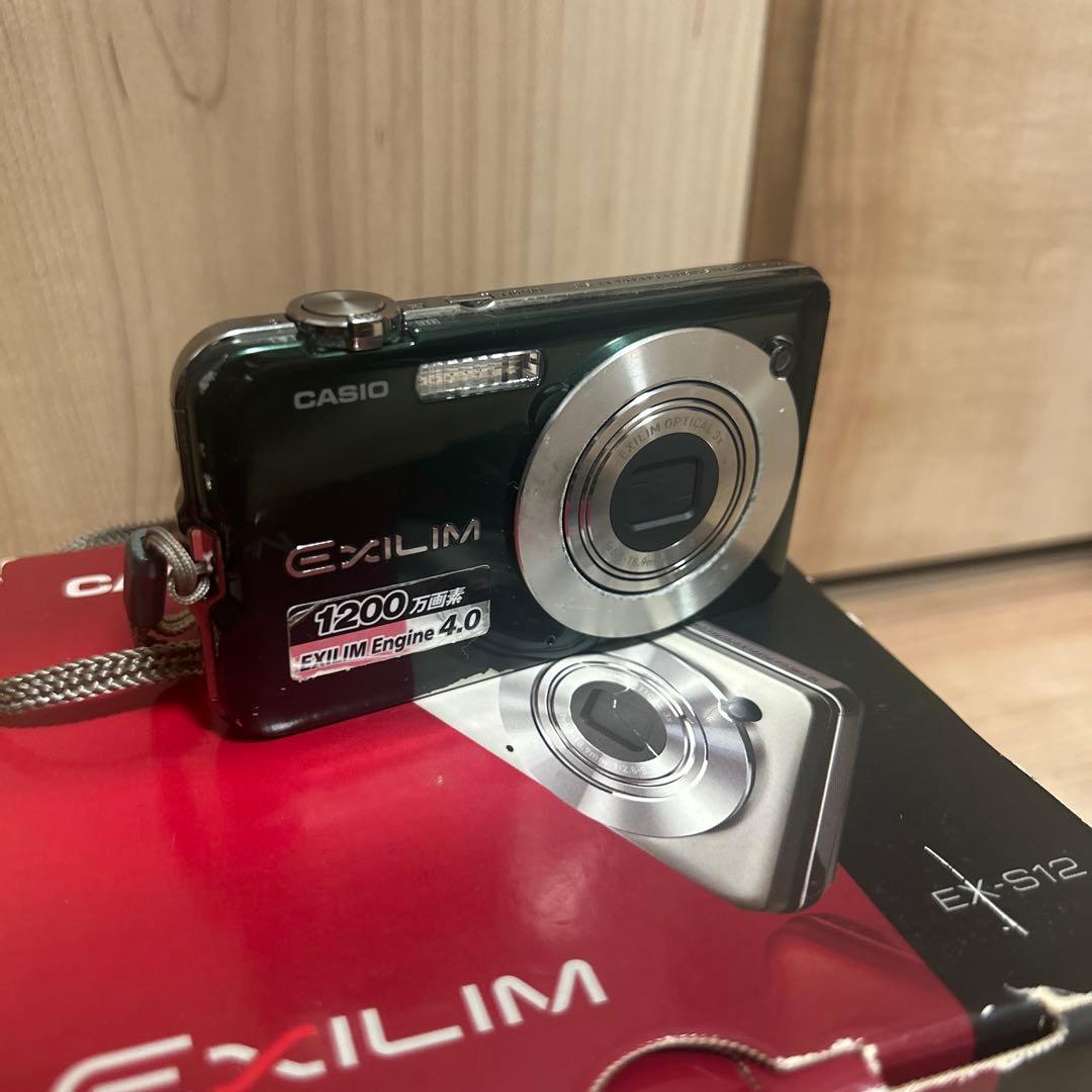 CASIO EXILIM EX-S12 グリーン 希少カラー 箱付き 画像2