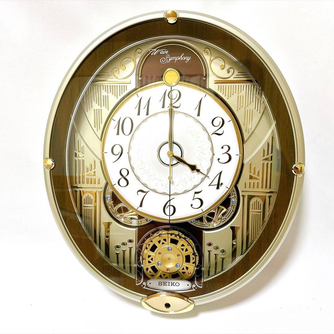 希少品 SEIKO RE577B ウェーブシンフォニー からくり時計