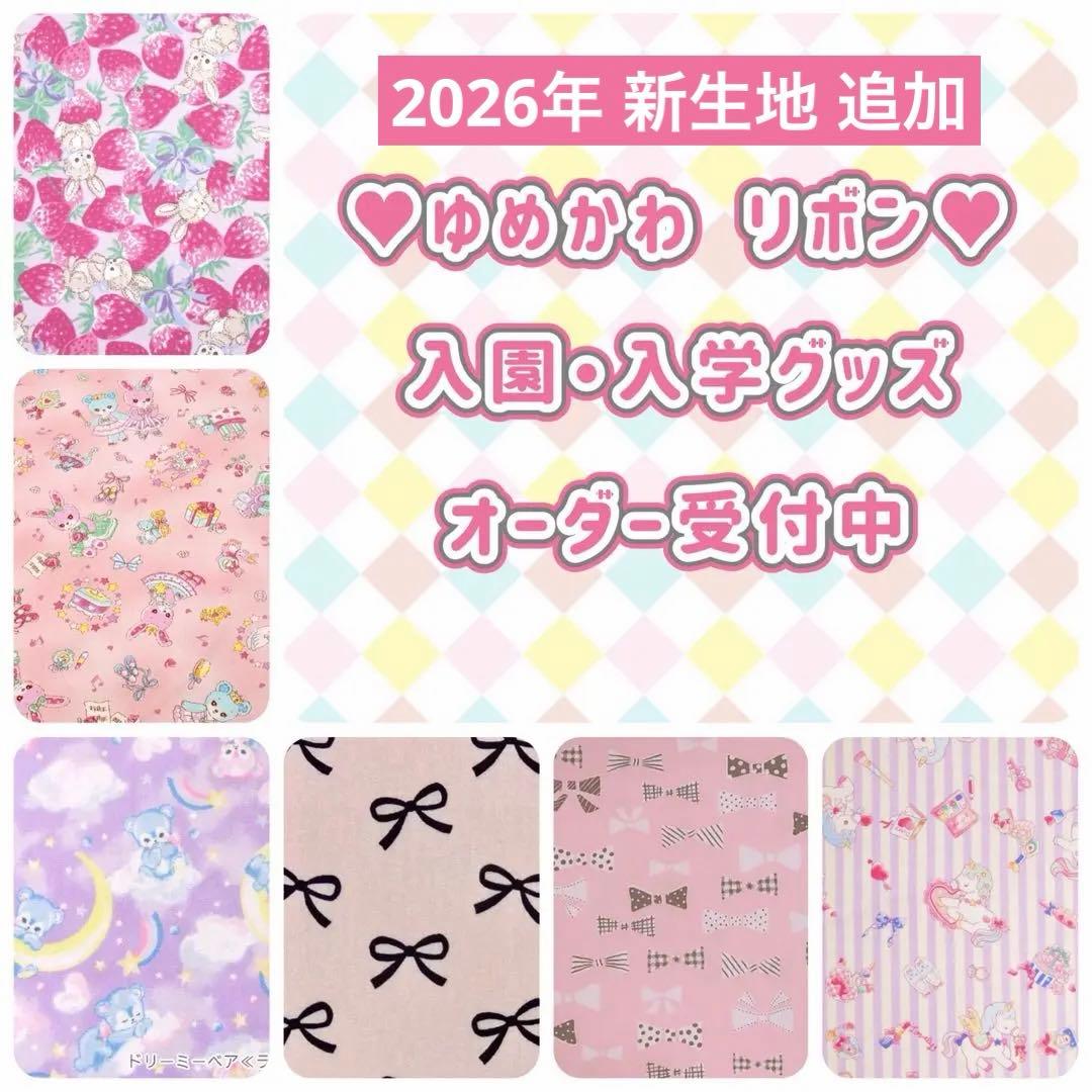 入学 入園 グッズ セット ハンドメイド オーダー ♡ 女の子 ♡ ゆめかわ