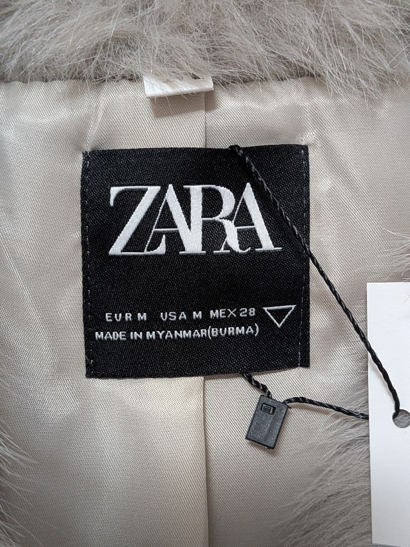 ZARA ザラ フェイクファージャケット 画像3