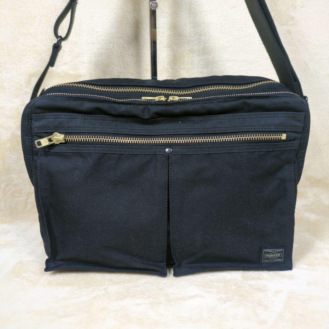 完売品 PORTER ポーター DUAL デュアル ショルダーバッグ ブラック 画像2