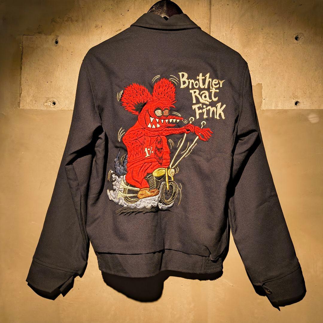 【希少 刺繍】Brother Rat Fink 刺繍 ベトジャン 画像2