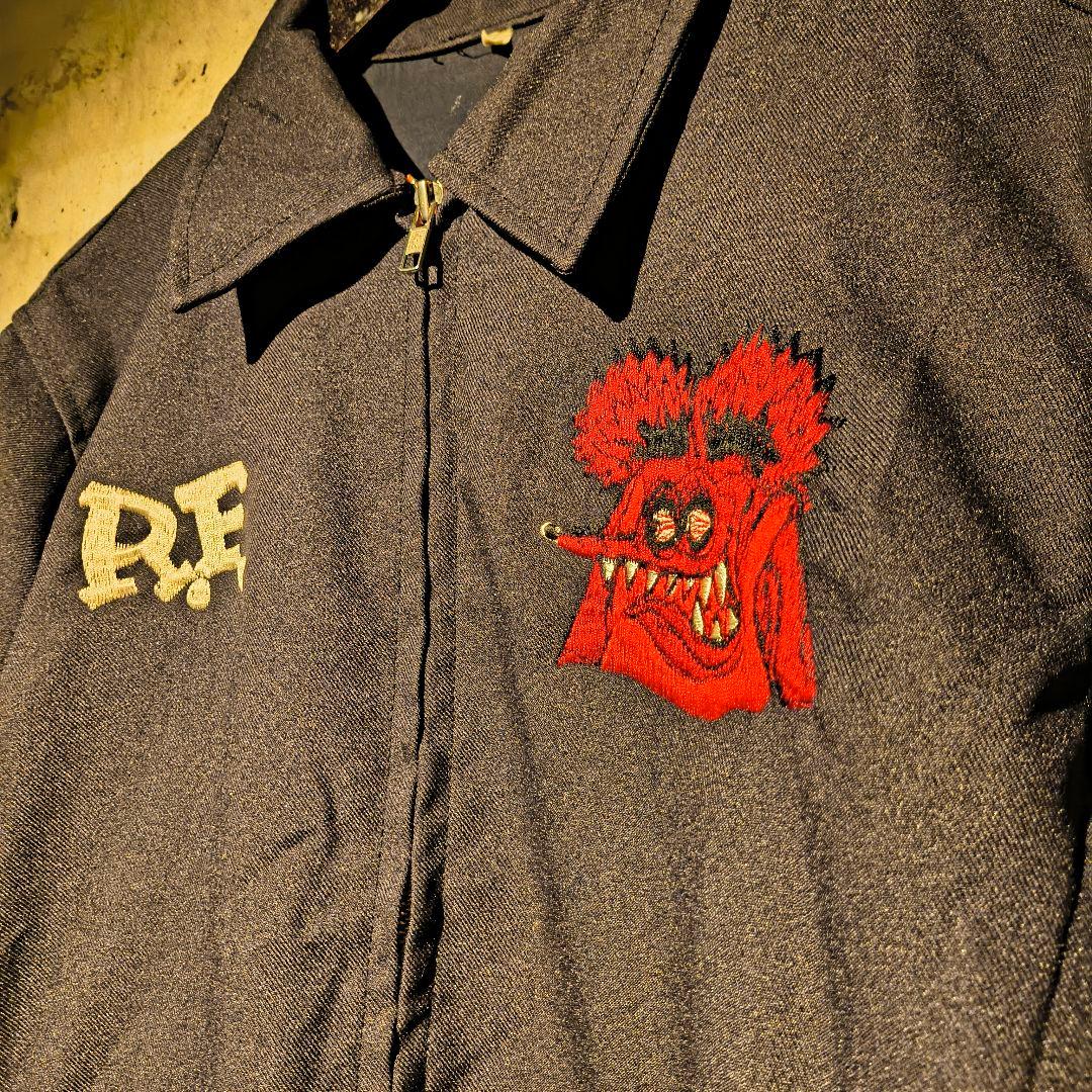 【希少 刺繍】Brother Rat Fink 刺繍 ベトジャン 画像3