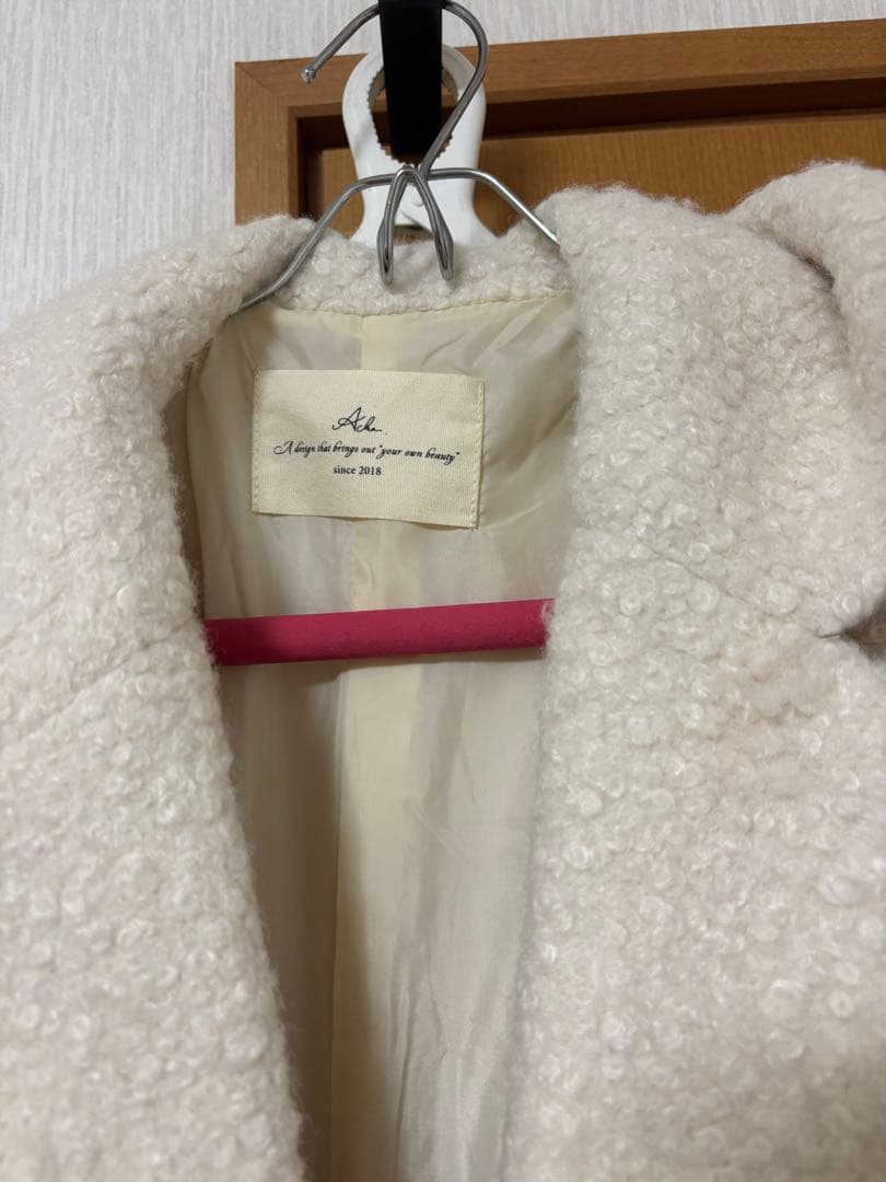Acka original boa long coat 画像3
