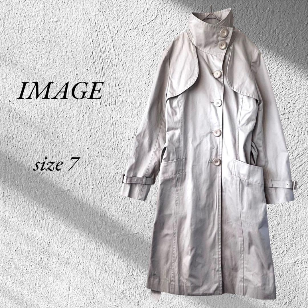IMAGE トレンチコート サイズ7 ベージュ ビジネス アウター 492