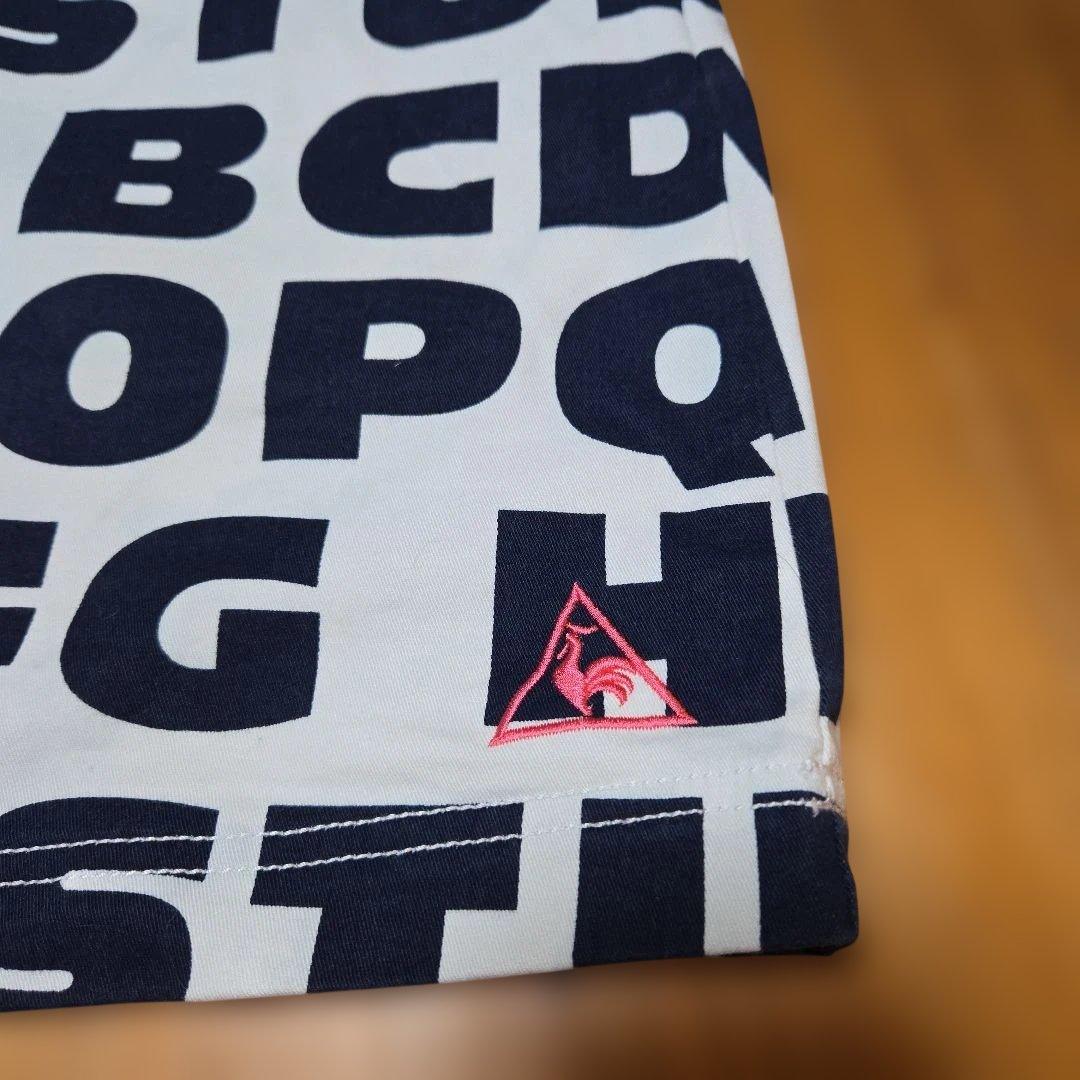 le coq sportif レディースゴルフスカートアルファベット柄 11号 画像2
