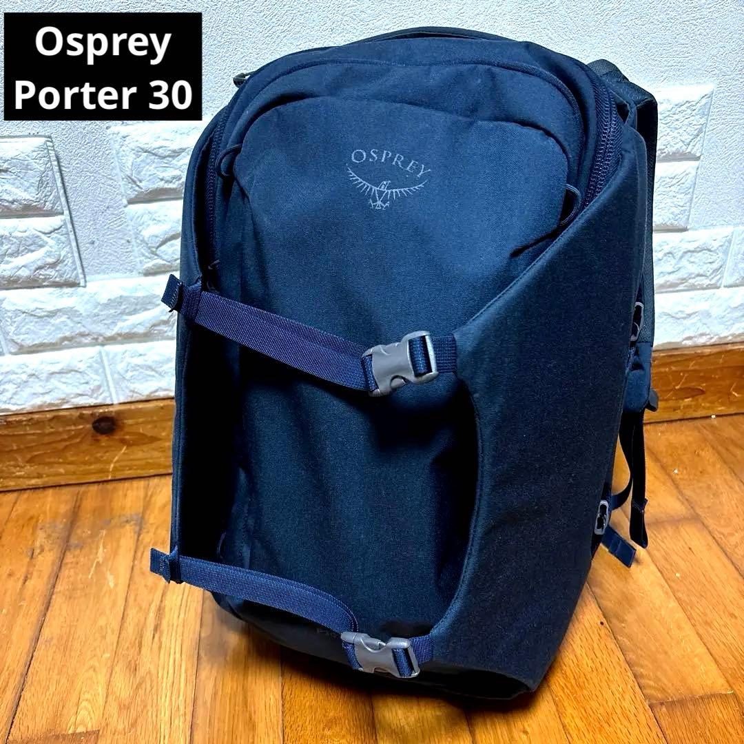 Osprey Porter 30 ダッフルバッグ バックパック ネイビー