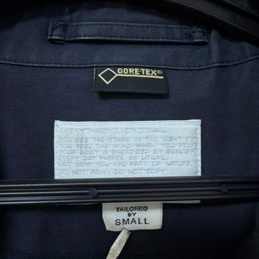 格安 nanamica GORE-TEX ステンカラーコート ネイビー S 画像3