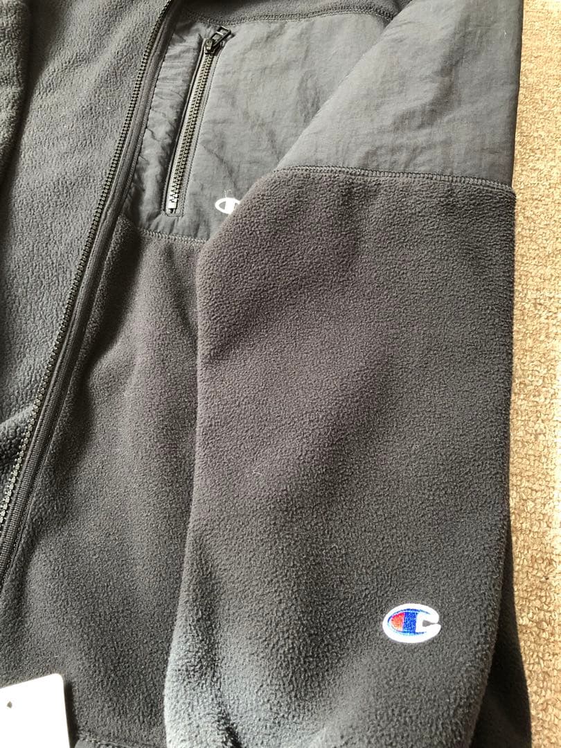 新品 Champion チャンピオン フリース ジャケット アウター Mサイズ 画像3