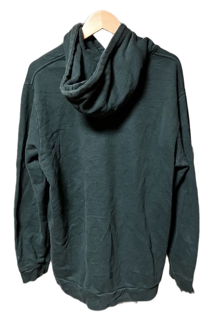 adidas トレフォイルロゴ パーカー ダークグリーン XL 画像2
