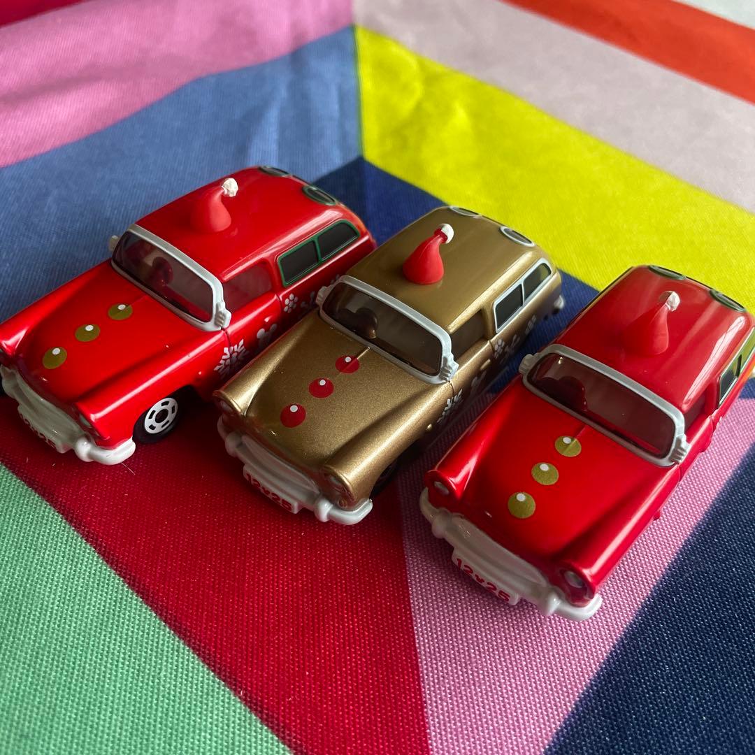 【6台】クリスマス ディズニーモータース 特別仕様車 ミッキー プーさん トミカ 画像3