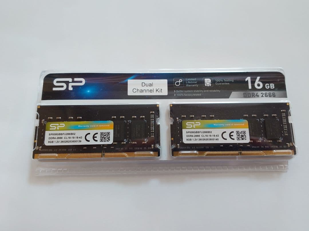 Silicon Power DDR4 2666 16GB メモリー