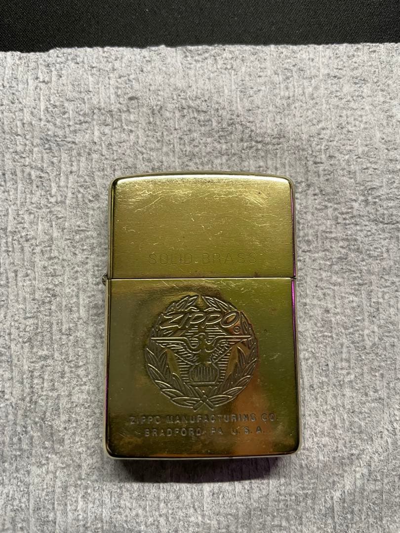 Zippo 真鍮 SOLID BRASS