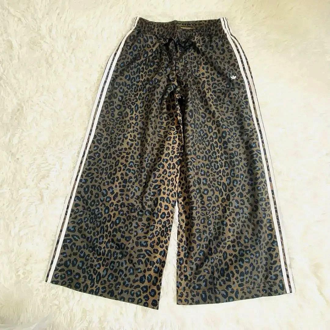 アディダス レオパード ファイヤーバード オーバーサイズトラックパンツ 2XL