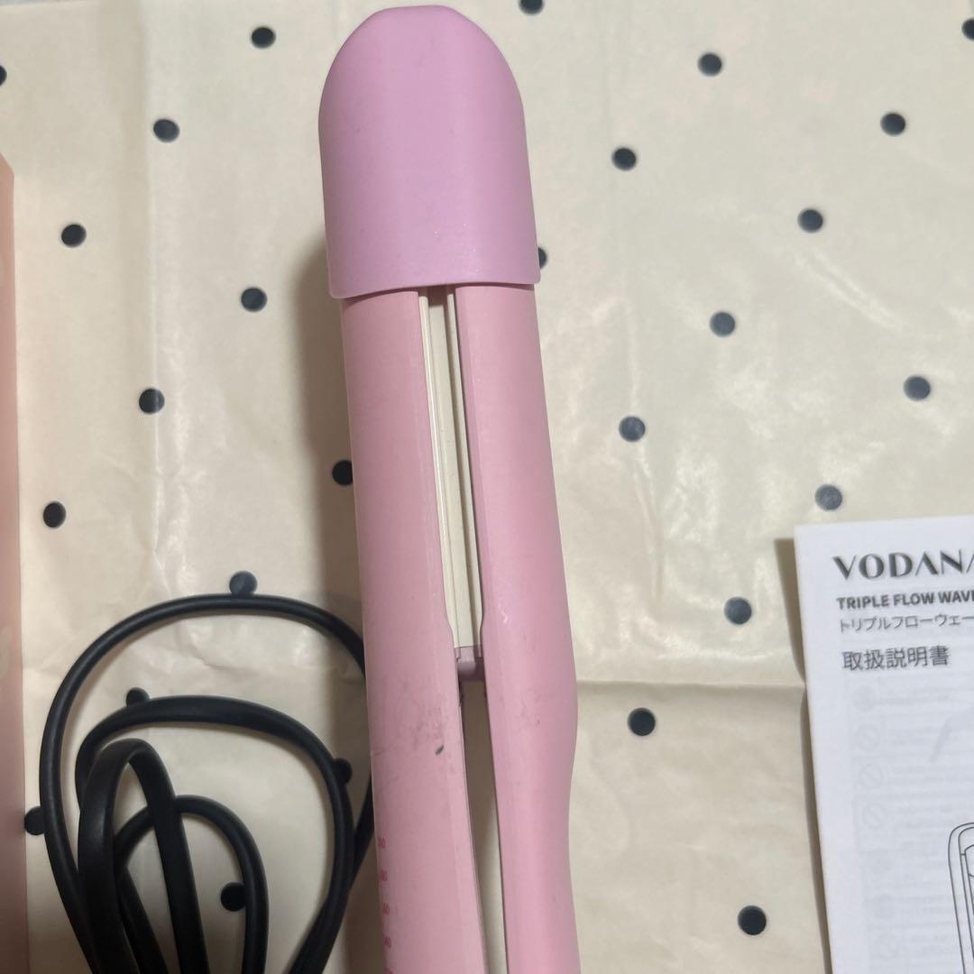 VODANA ウェーブアイロン ピンク 32mm 本体 画像5