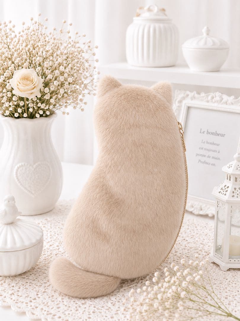 【本日23時まで販売】ボックス型猫バッグ 特製 サバ白猫トート&猫ポーチ付☆便利 画像3