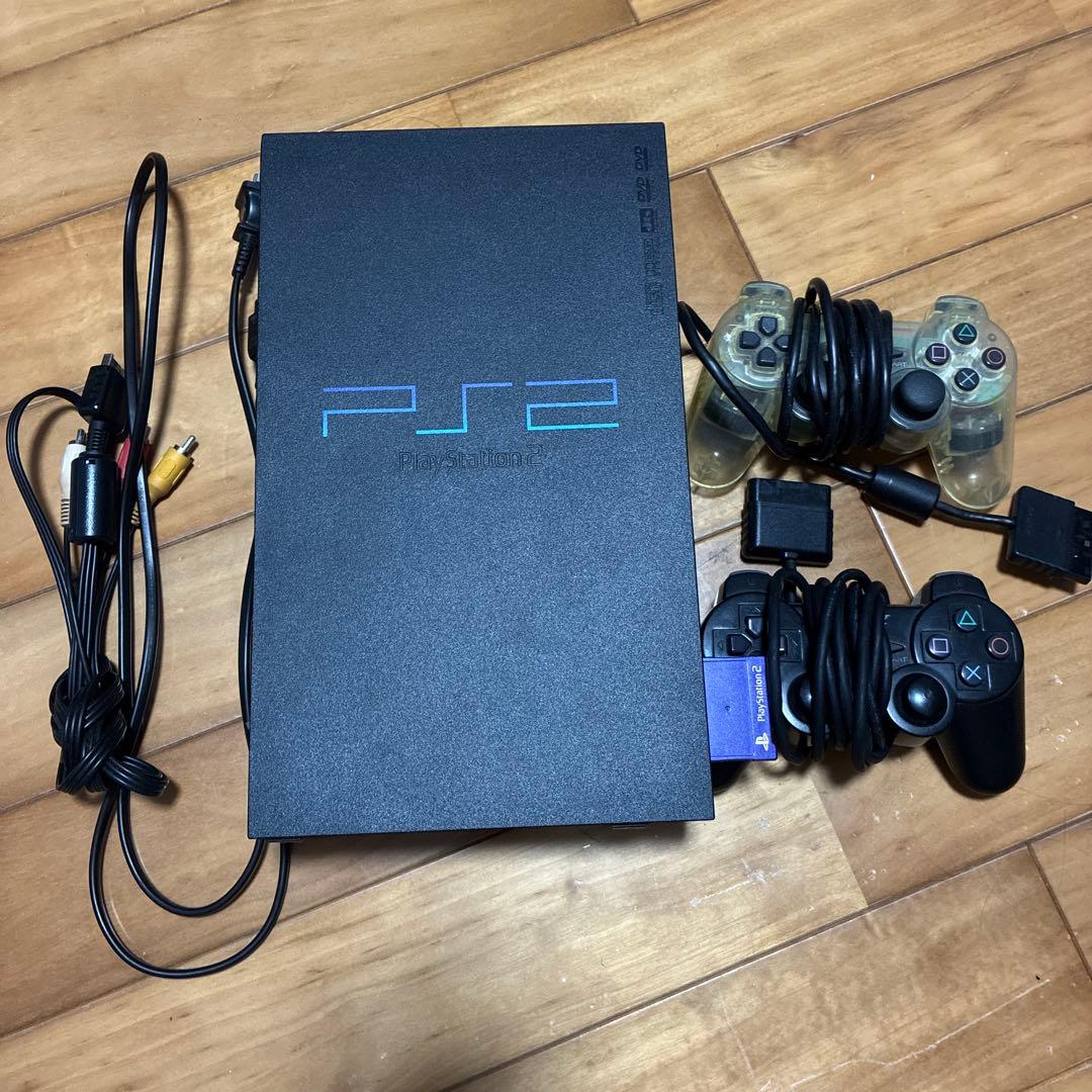 PlayStation 2 本体 コントローラー2個付き
