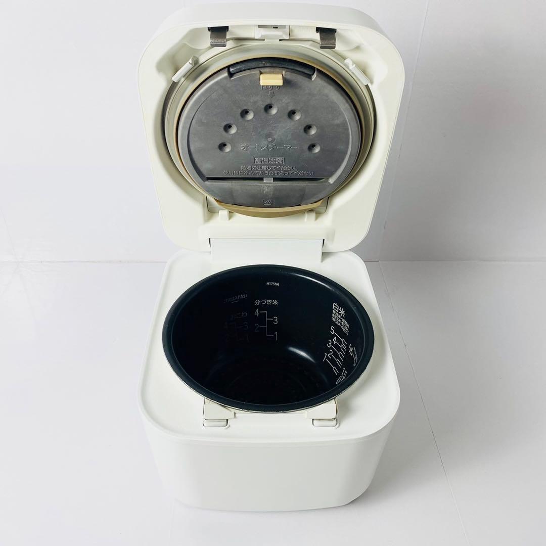 【完動品】HITACHI 日立 RZ-V100CM 圧力IH炊飯器 ホワイト 画像4