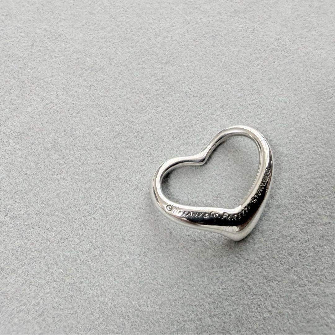 TIFFANY ティファニー オープンハート ペンダントトップ STERLING 画像4