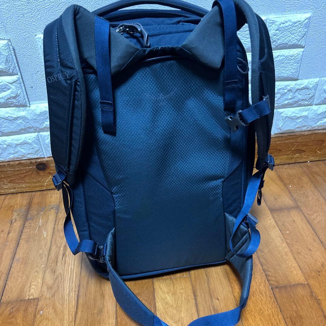 Osprey Porter 30 ダッフルバッグ バックパック ネイビー 画像4