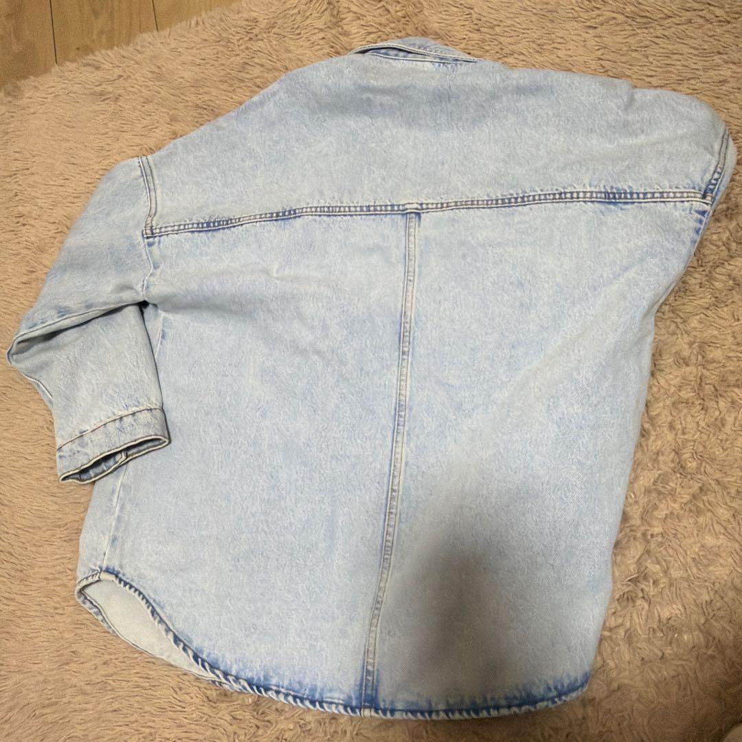 ZARA デニムジャケット ライトブルー 画像3