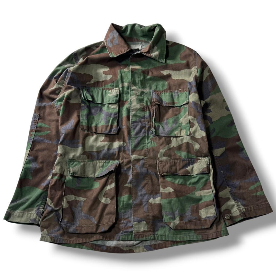 US ARMY 実物 BDUジャケット フィールドジャケット ウッドランドカモ 画像2