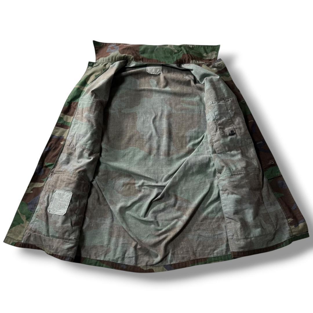 US ARMY 実物 BDUジャケット フィールドジャケット ウッドランドカモ 画像3