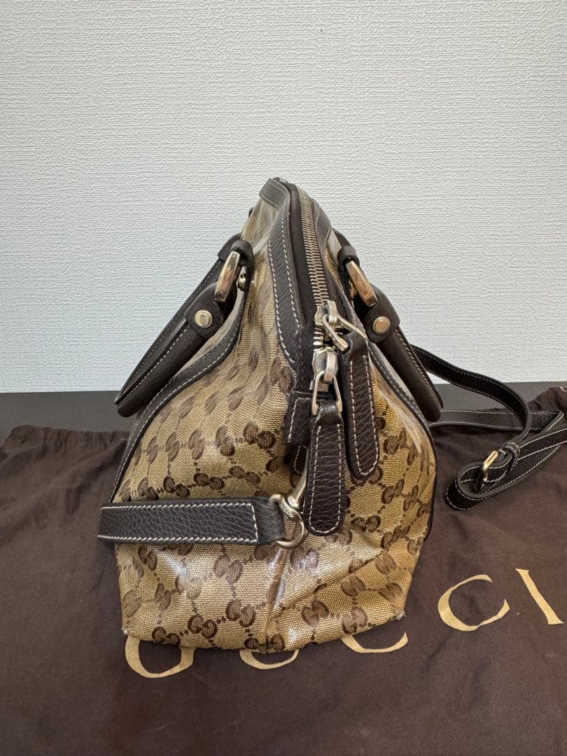GUCCI グッチ GG柄 ハンドバッグ ショルダーバッグ 2WAY 画像5