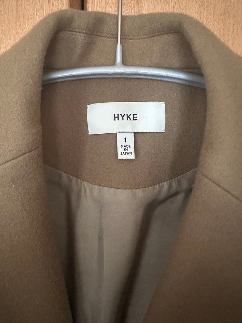 HYKE ハイク ウール コート ロングコート ショップコート 画像4
