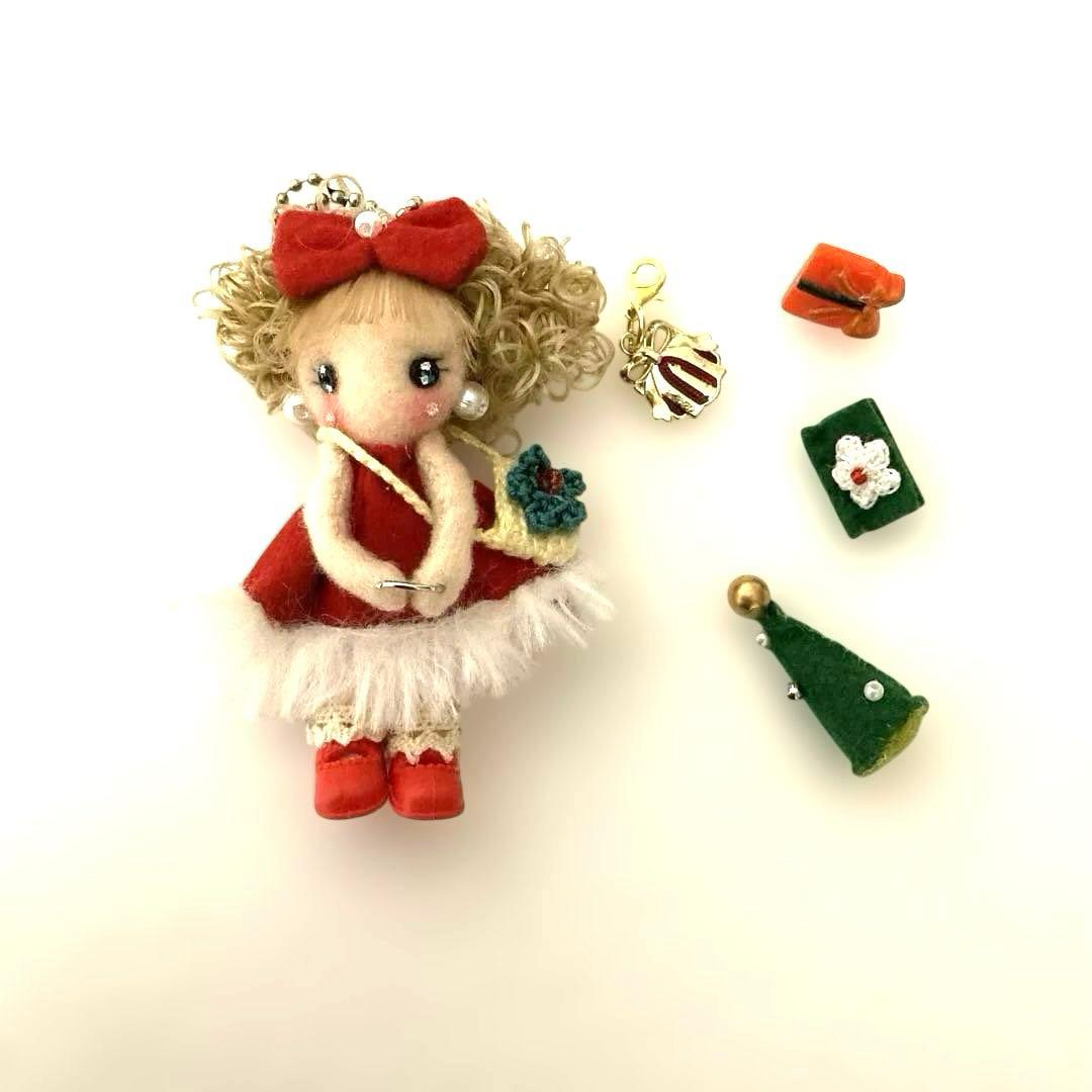 ‪❤︎︎常凛‪❤︎︎様専用／カントリードール ドールチャーム ちびちびチャームXmasD 画像4