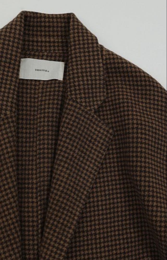 TODAYFUL オーバーチェックコート 画像4