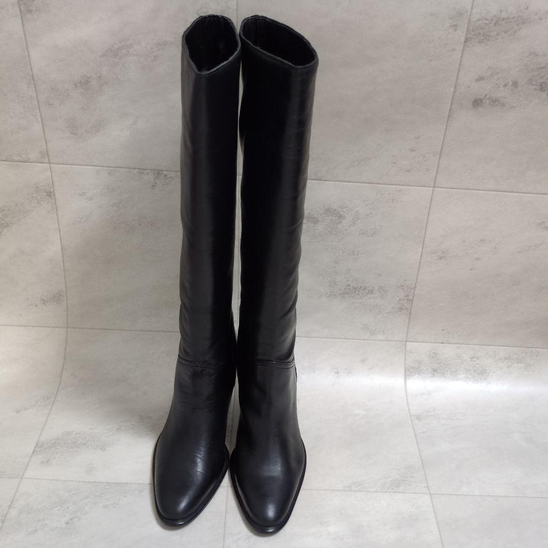 ロングブーツ ブラック ZARA 新品タグ付き 画像2