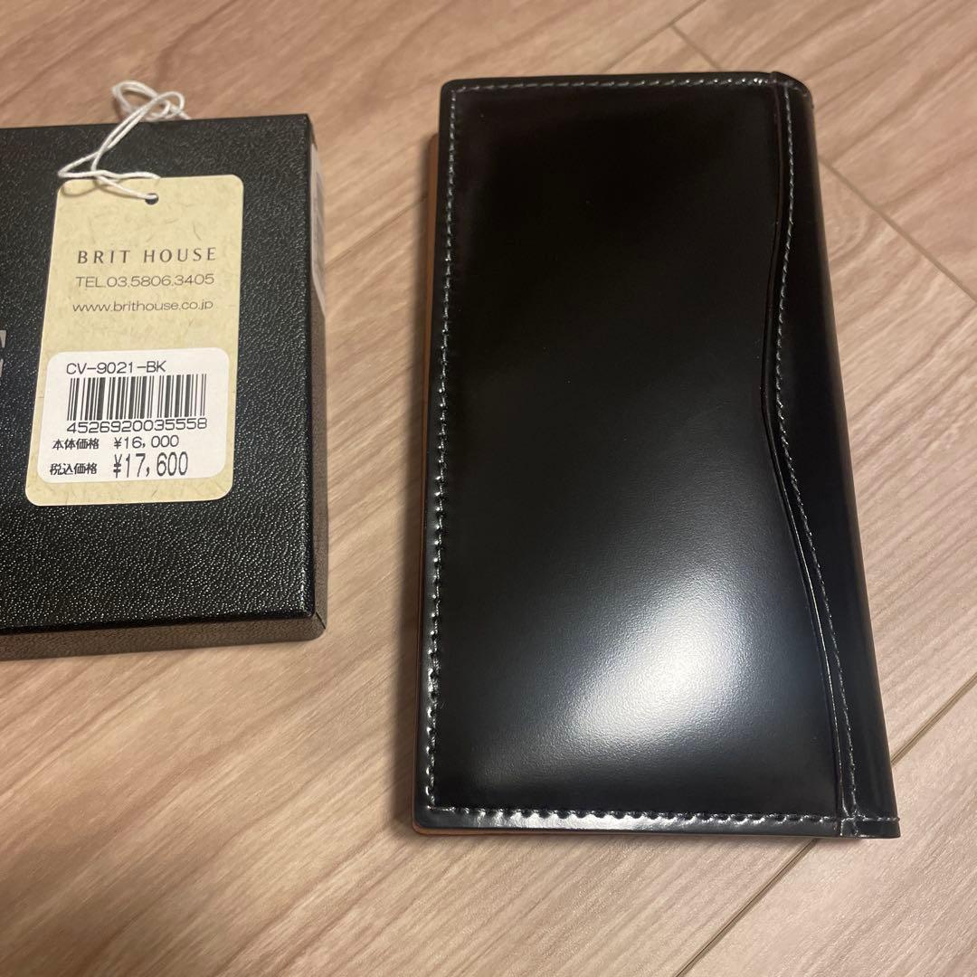 BRIT HOUSE コードバン カード入れ ブラック 画像2