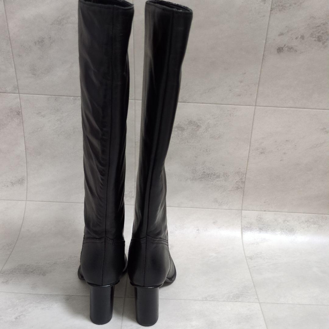 ロングブーツ ブラック ZARA 新品タグ付き 画像3