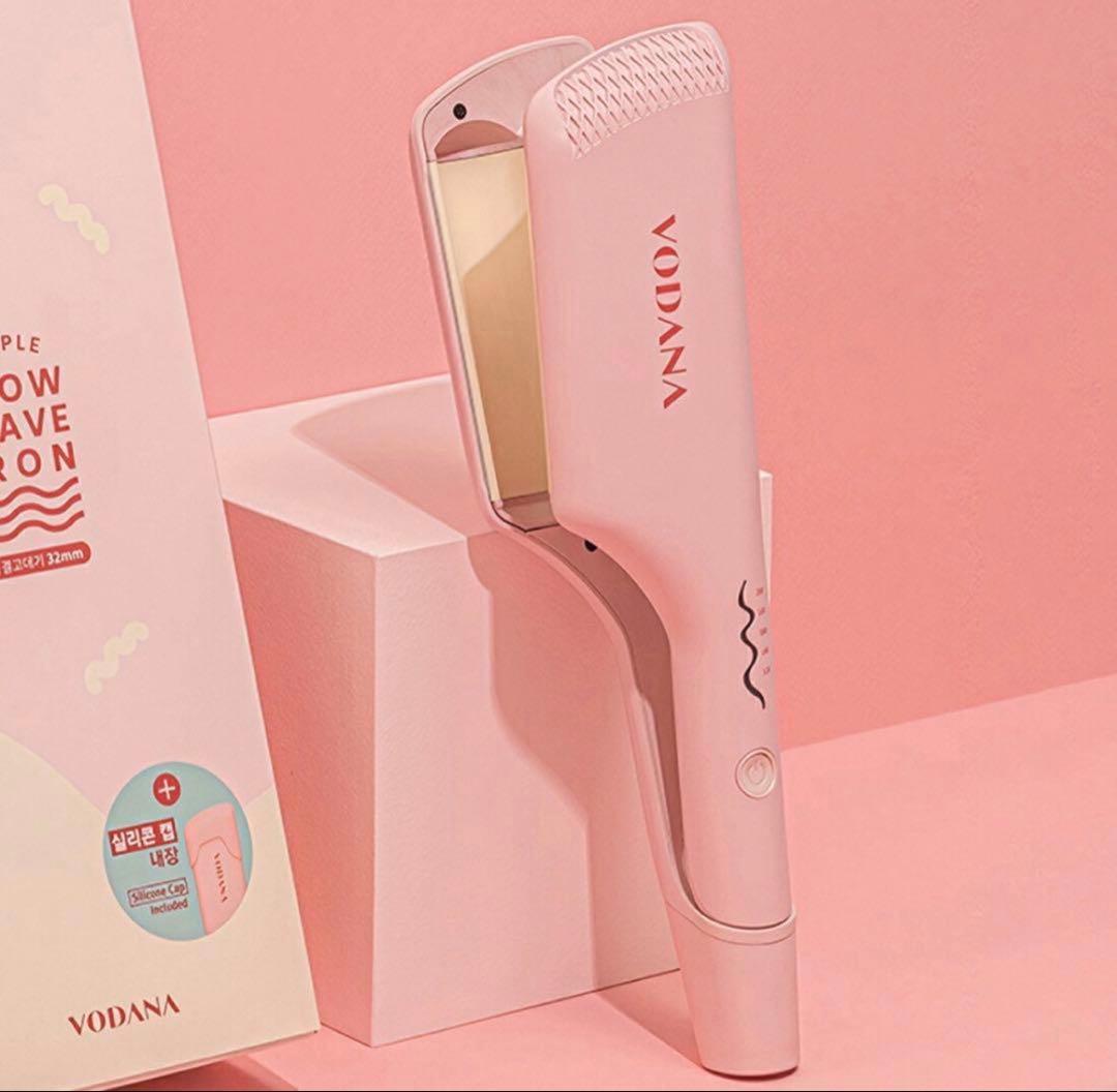 VODANA ウェーブアイロン ピンク 32mm 本体 画像3