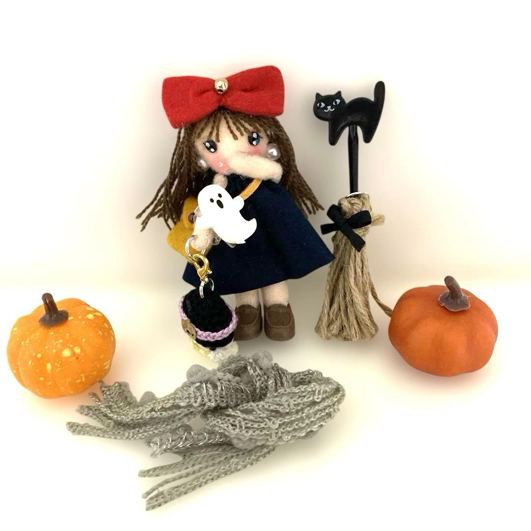 カレン様専用☆ハロウィン／カントリードール ちび魔女ドールチャーム ちびちびD 画像3