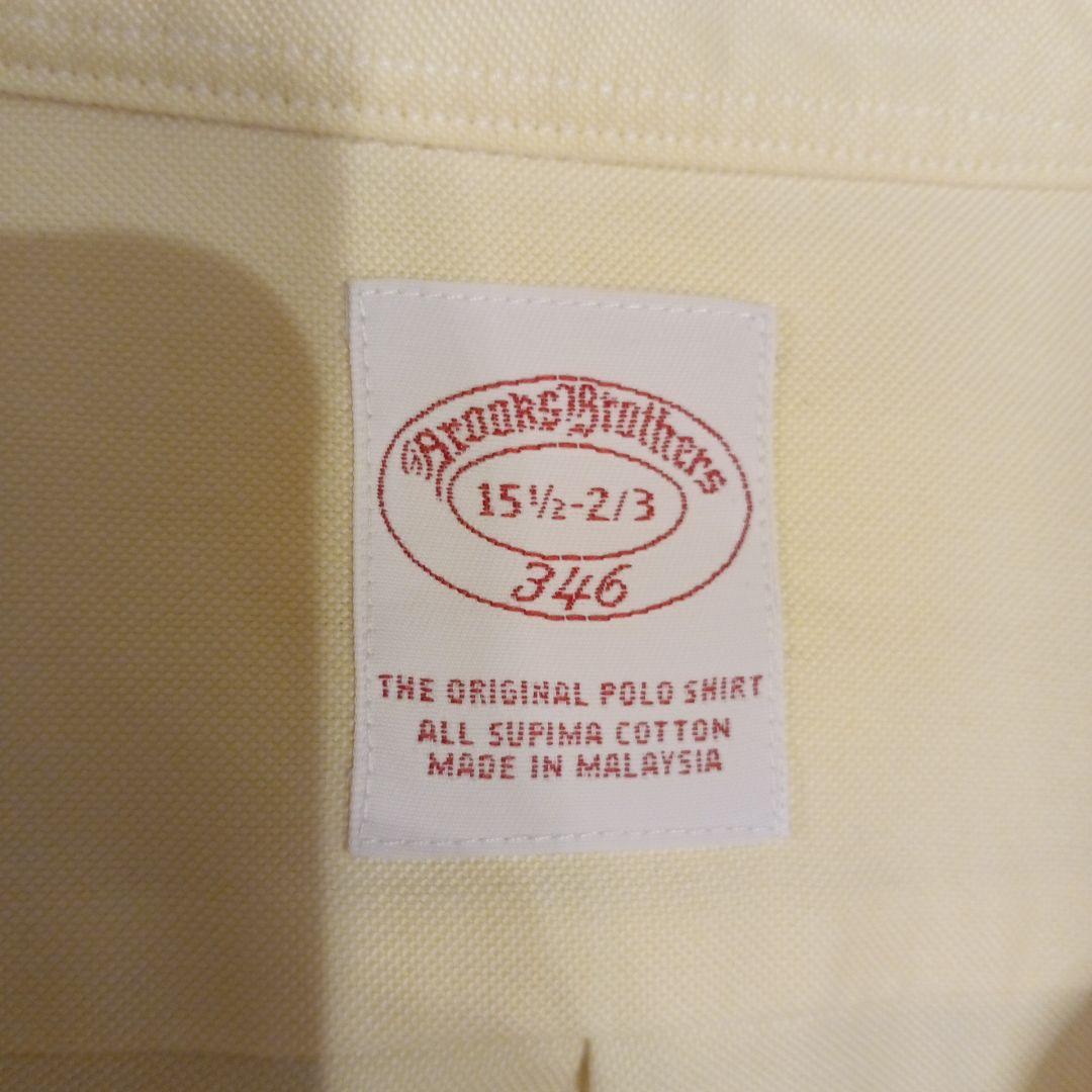 Brooks Brothers 長袖シャツ 346 イエロー 画像3