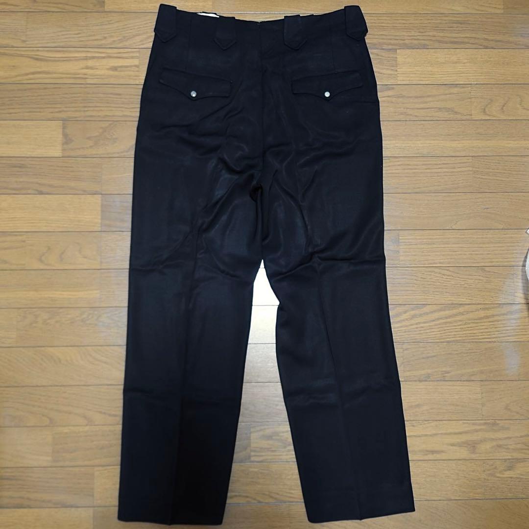 50S Swell Set USA製 ブラックレーヨンギャバトラウザー W34 画像4