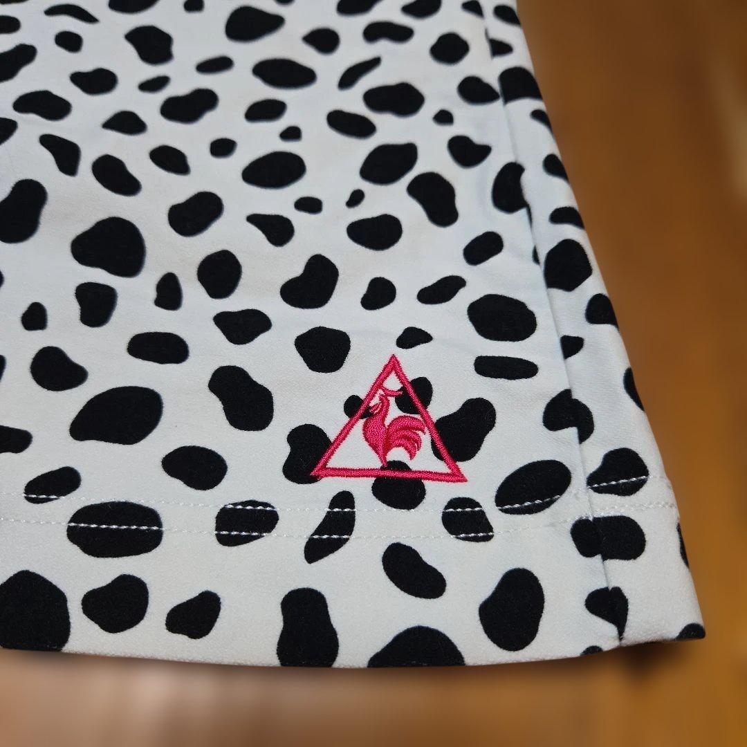 le coq sportif レディースゴルフスカート ダルメシアン柄 11号 画像3